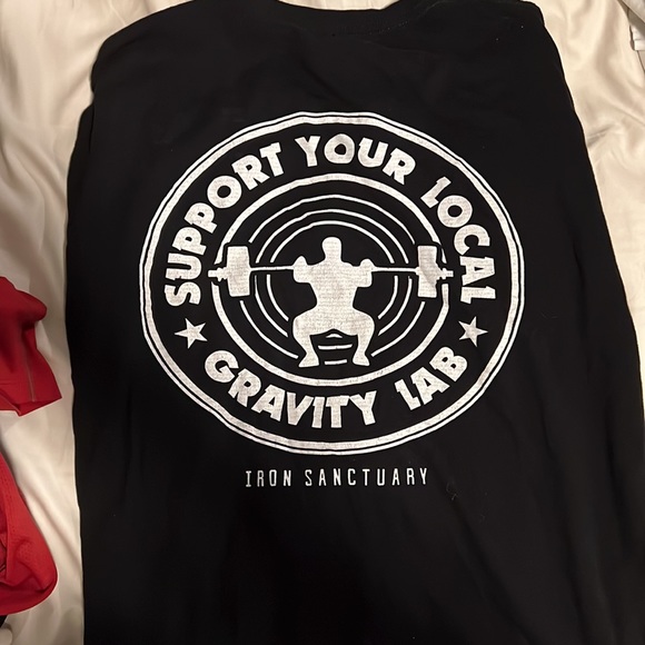 Iron sanctuary black large tee. Like new. Tight athletic fit. - Picture 2 of 2